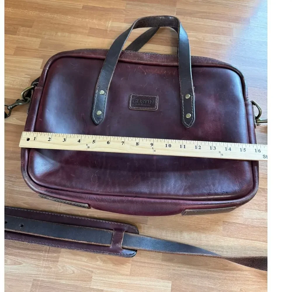 Gustin Horween Leather Briefcase - Chromexcel #8
